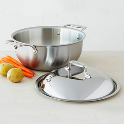 All-Clad d5 Brushed Stainless Steel Dutch Oven