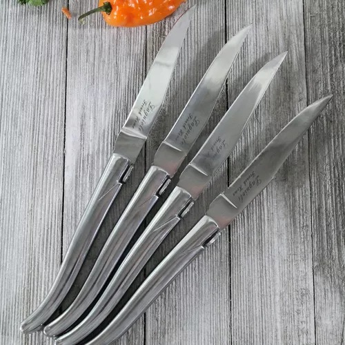 French Home Laguiole Connoisseur Steak Knives, Set of 4