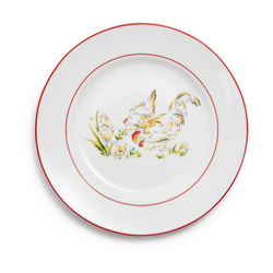 Farmhouse Rooster Salad Plate