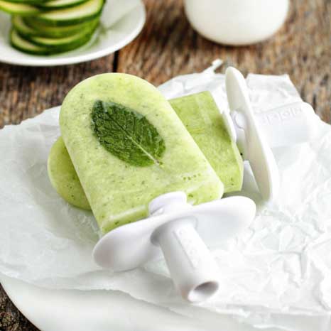 Cucumber Mint Margarita Quick Pops