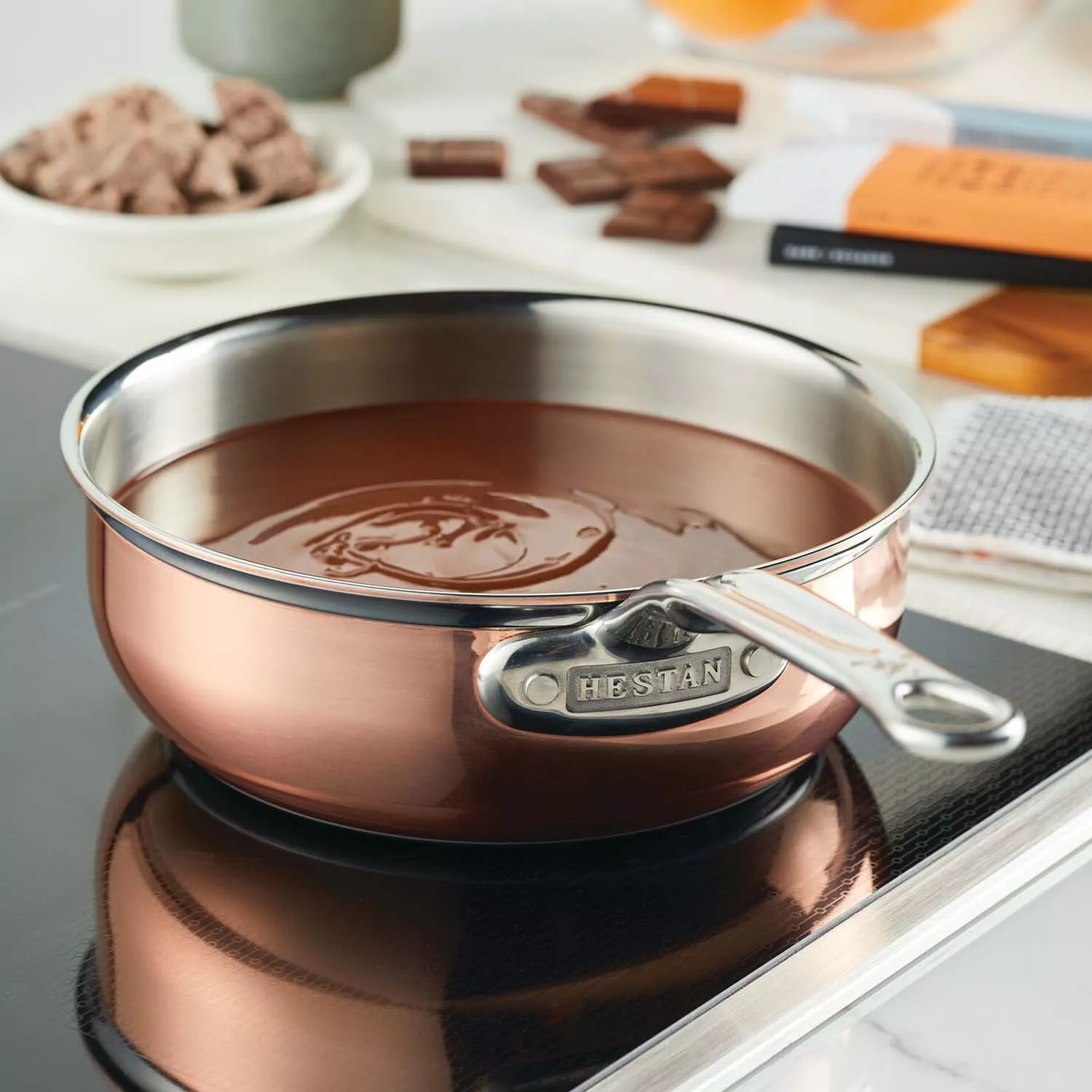 Hestan CopperBond Induction Copper Ultimate Cookware Set, 10-Piece