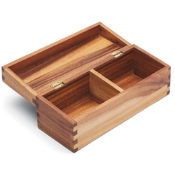 Ironwood Acacia Rectangular Recipe Box