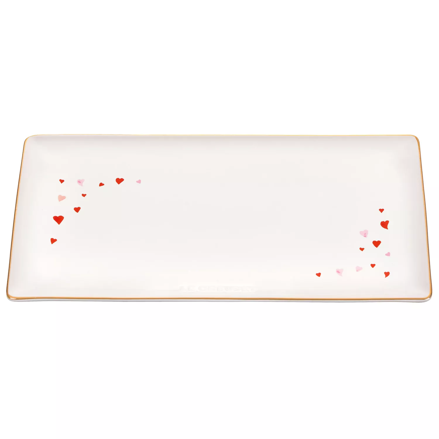 Le Creuset L'Amour Heart Applique Rectangular Tray