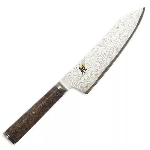 Miyabi Black Rocking Santoku Knife, 7&#34;