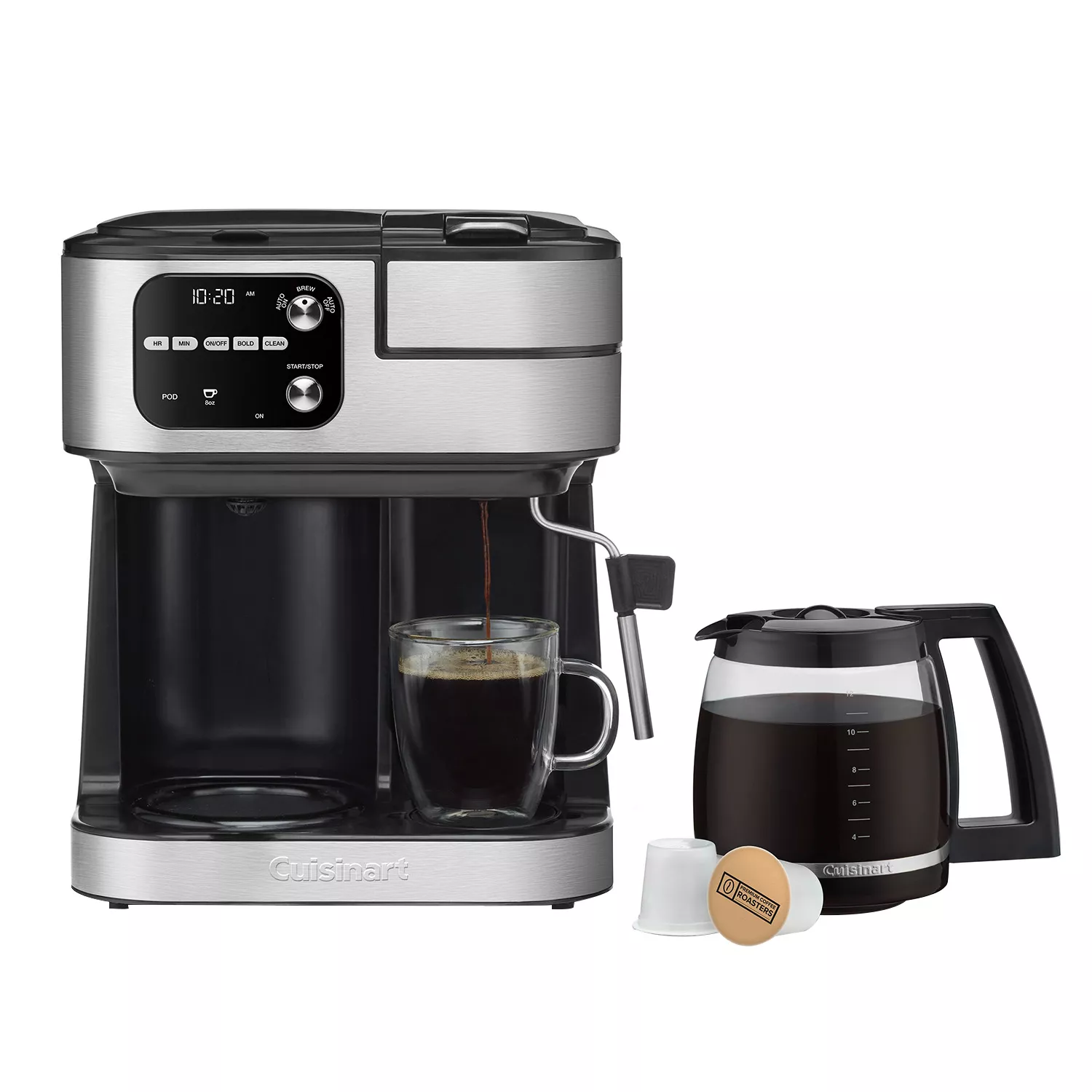 Cuisinart Coffee Center 2-in-1 12-Cup Coffeemaker & Single Serve Brewer