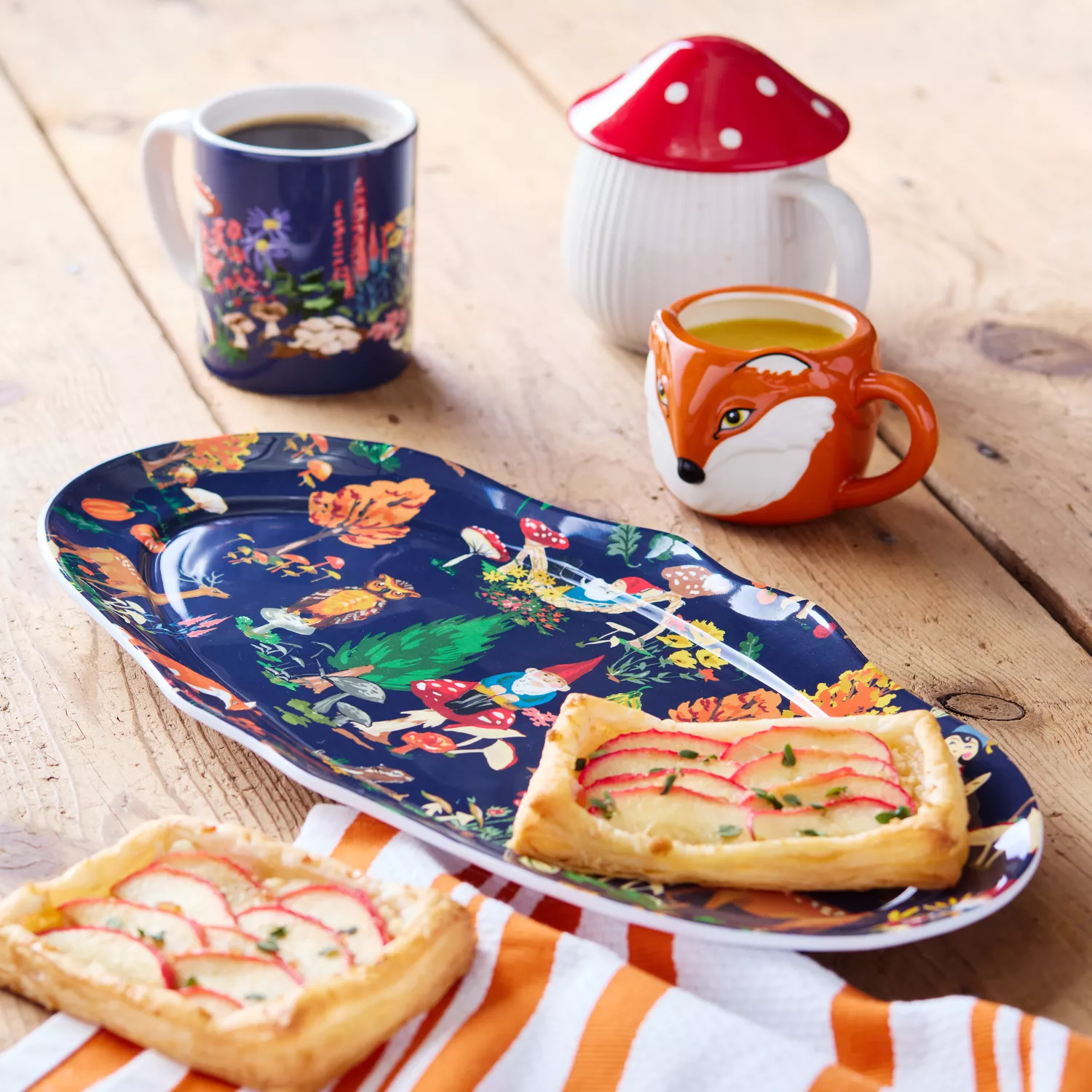 Sur La Table Forest Friends Melamine Oval Platter