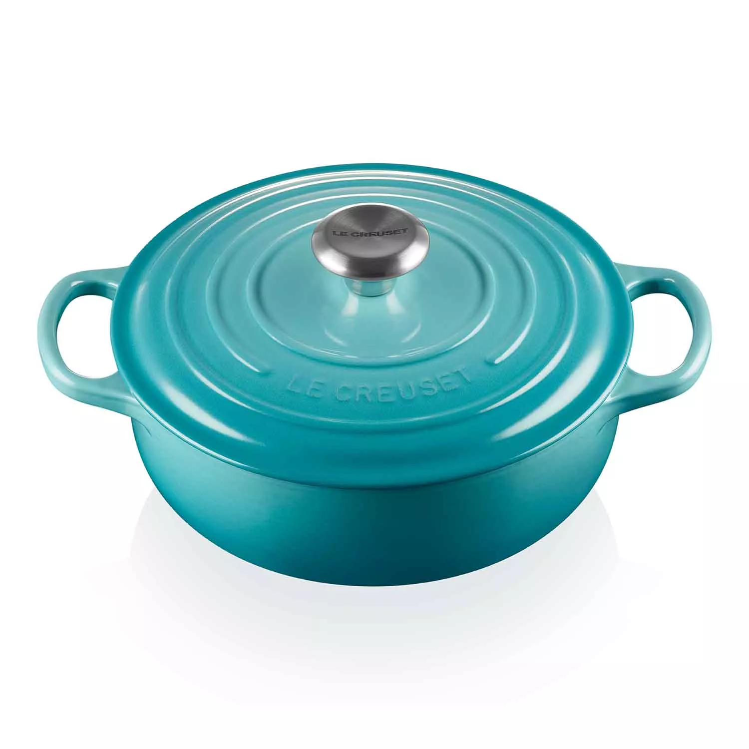 Le Creuset Signature Round Sauteuse with Lid, 3.5 Qt.