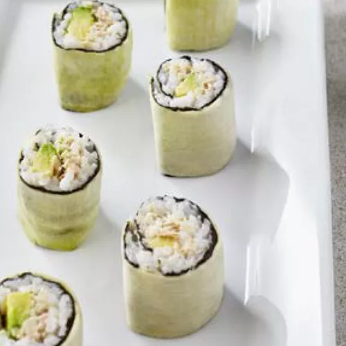 Spicy Zucchini Tuna Roll