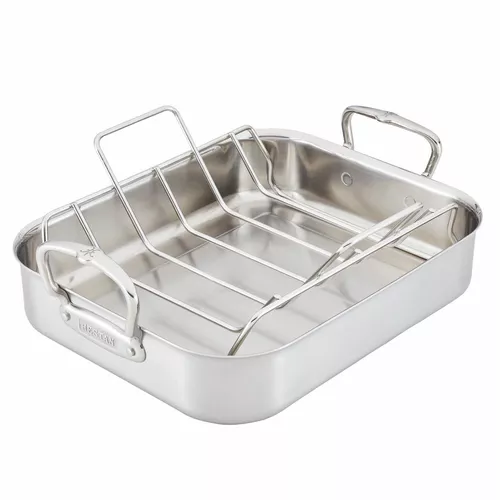 Hestan Provisions Roasting Pan with Stainless Steel Rack