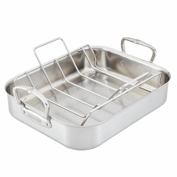 Hestan Provisions Roasting Pan with Stainless Steel Rack