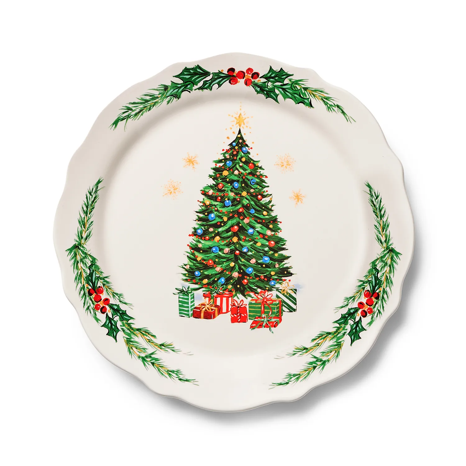 Sur La Table Snowy Village 12-Piece Dinnerware Set