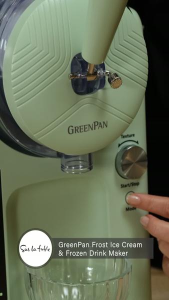 GreenPan Frost Ice Cream & Frozen Drink Maker 