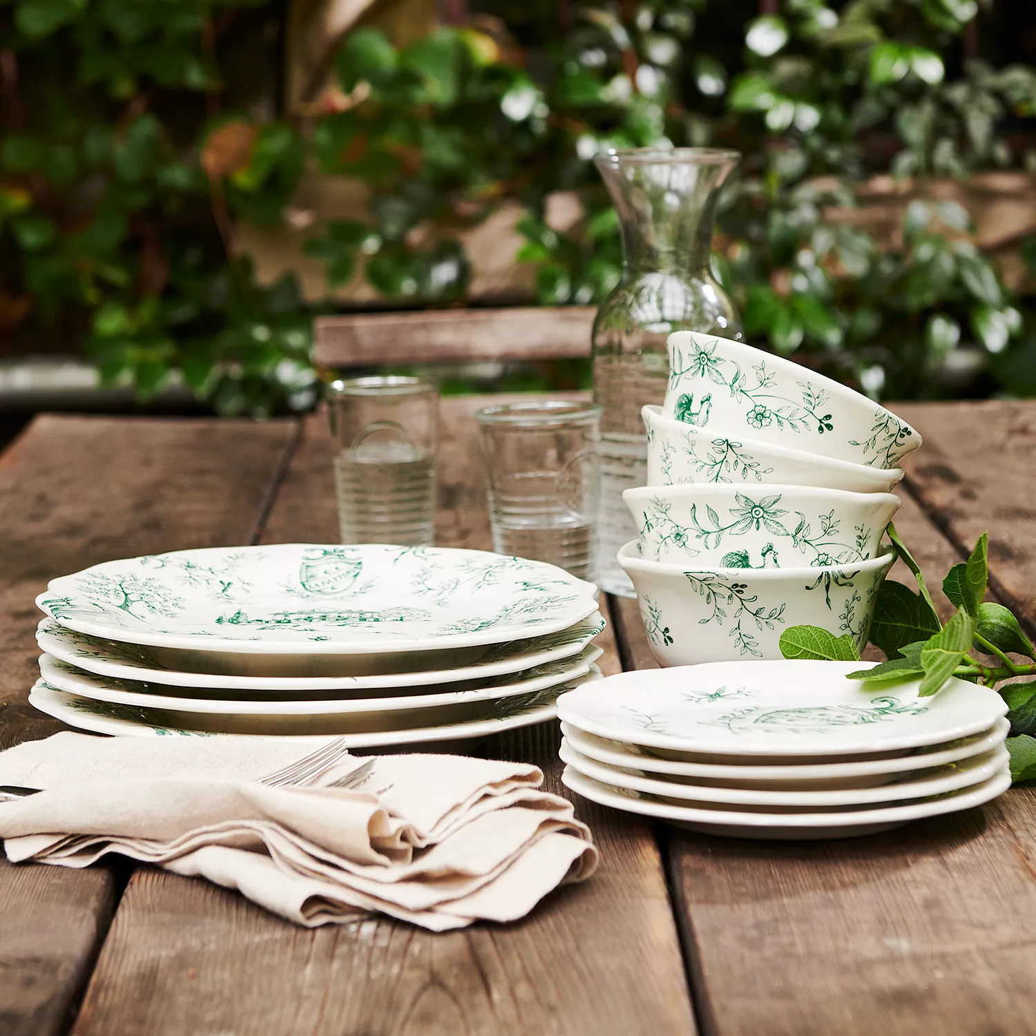 Sur La Table Toscana 12-Piece Dinnerware Set