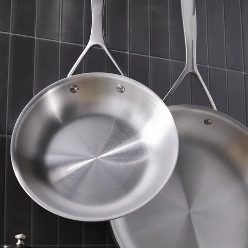 Demeyere Essential 5 Stainless Steel Skillet Set, 8" & 11"