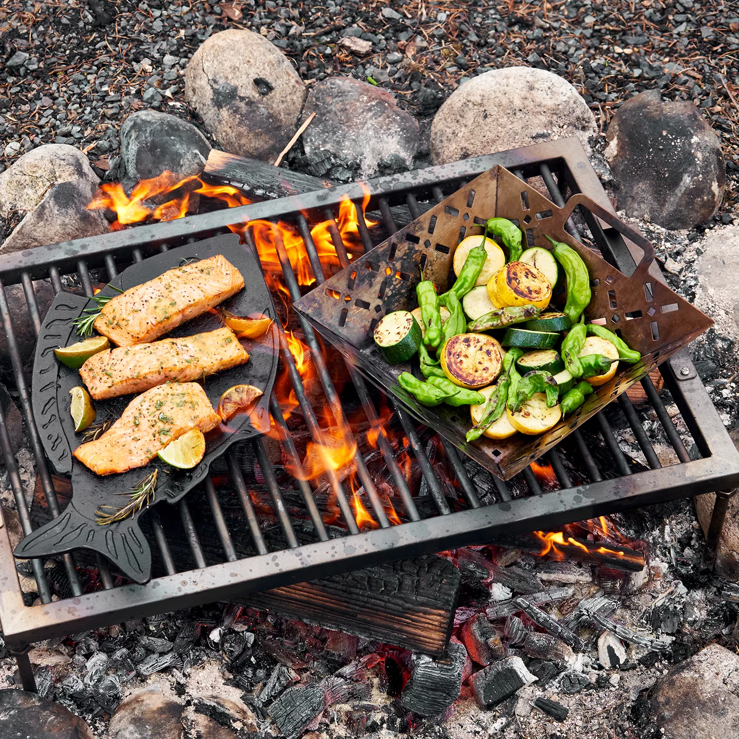 Sur La Table Stainless Steel Grill Basket