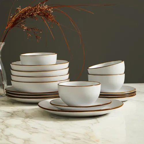 Stone Lain Brasa Stoneware 16-Piece Dinnerware Set