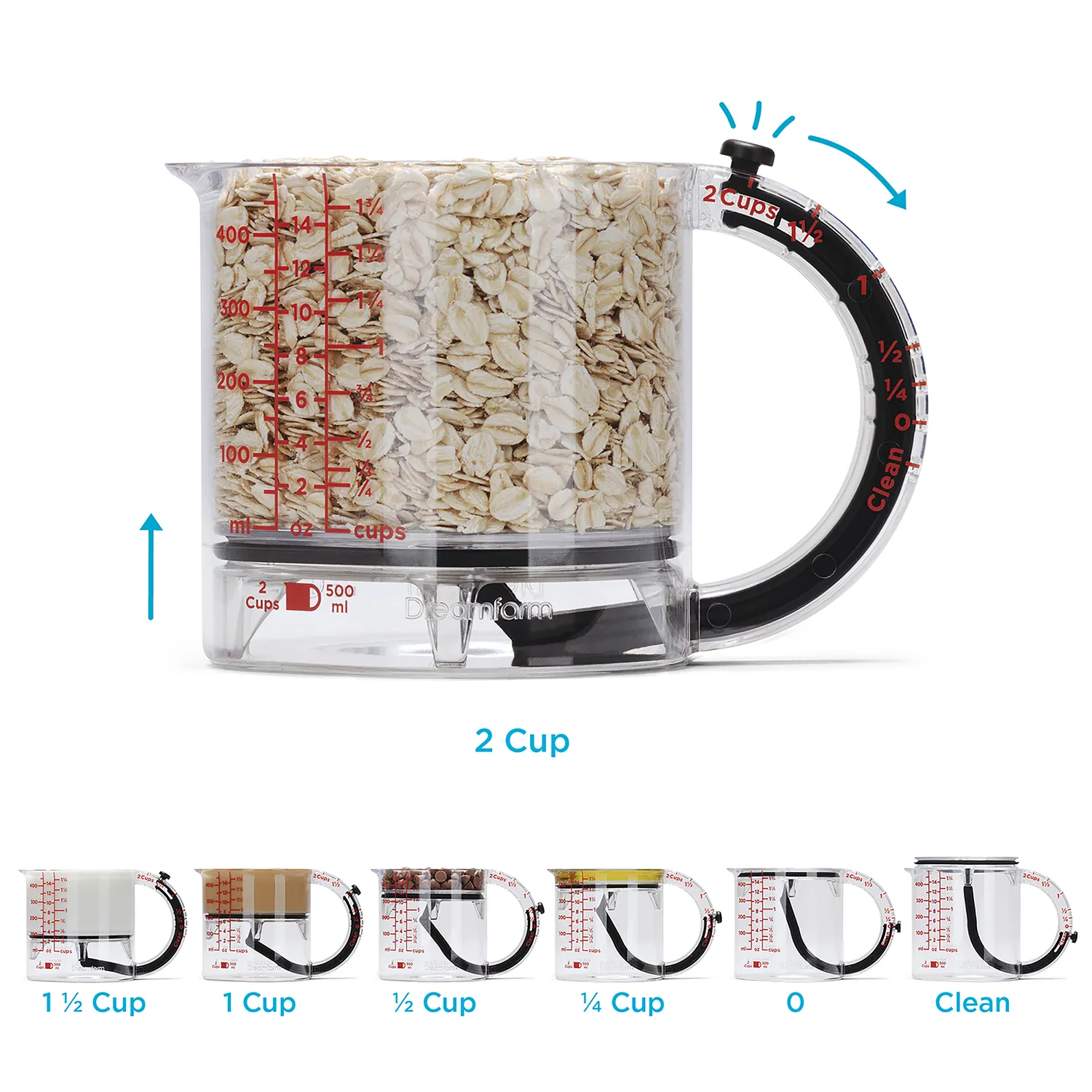 Dreamfarm Upcup Adjustable Measuring Cup