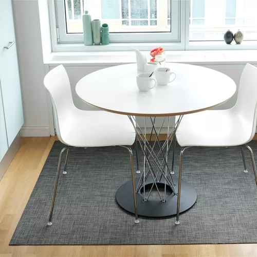 Chilewich Basketweave Floor Mat, Carbon