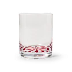 Sur La Table Peppermint Double Old-Fashioned Glass 