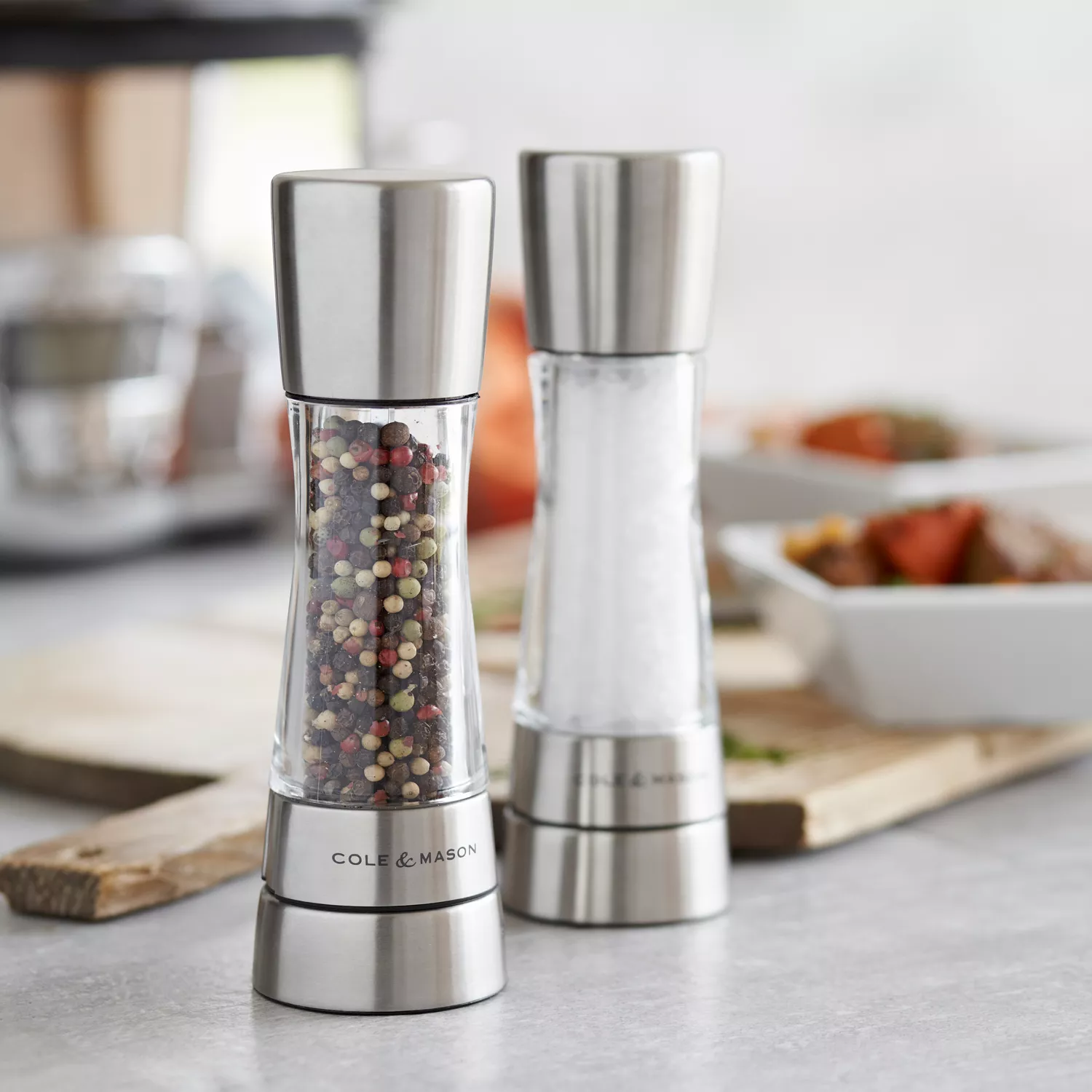 Cole & Mason Derwent Salt & Pepper Mills, Stainless Steel