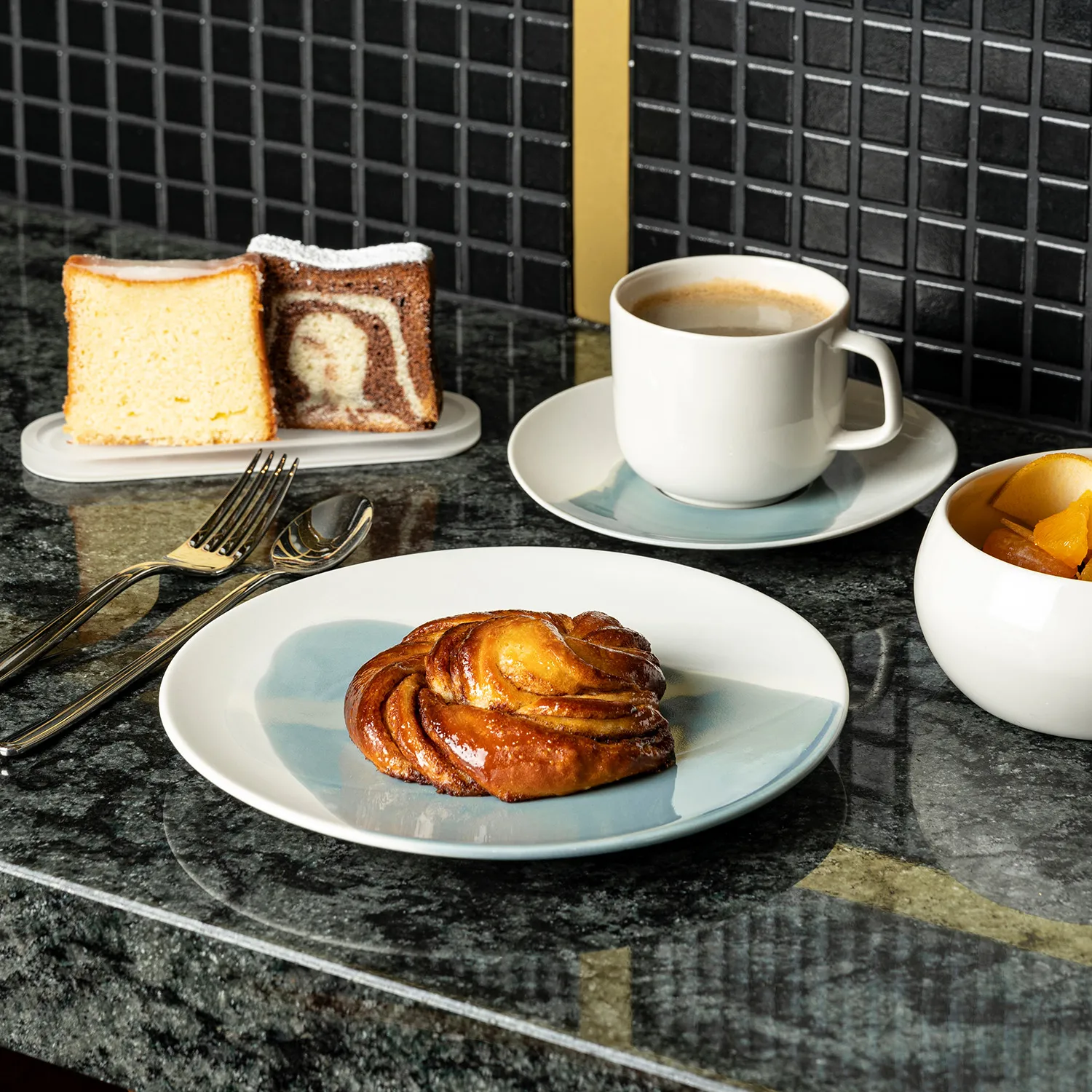 Revol Confluence Dessert Plate, 6.3", Set of 4
