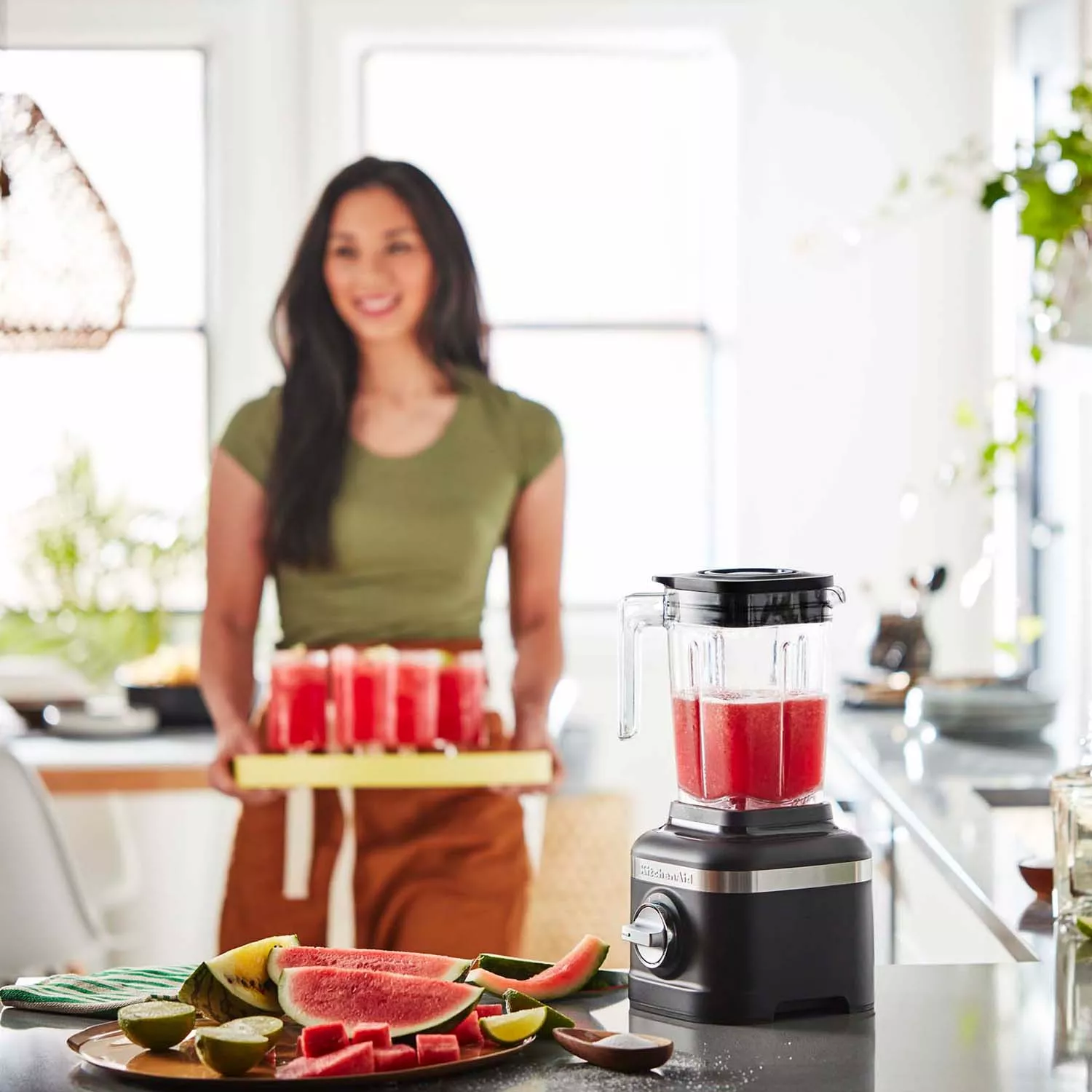 KitchenAid&#174; K150 3-Speed Ice Crushing Blender with 2 Personal Blender Jars