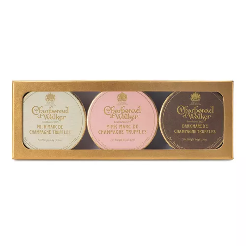 Charbonnel et Walker Dark, Milk & Pink Marc de Champagne Gift Set