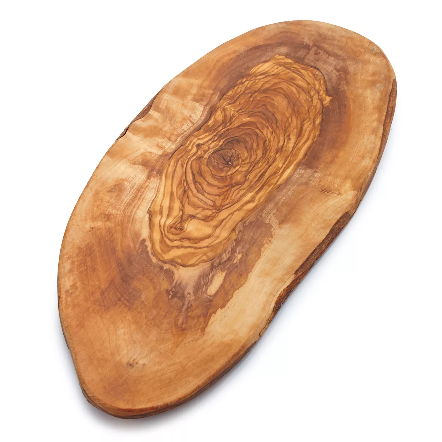 Olive Wood and Stainless Steel Desing Egg Holder