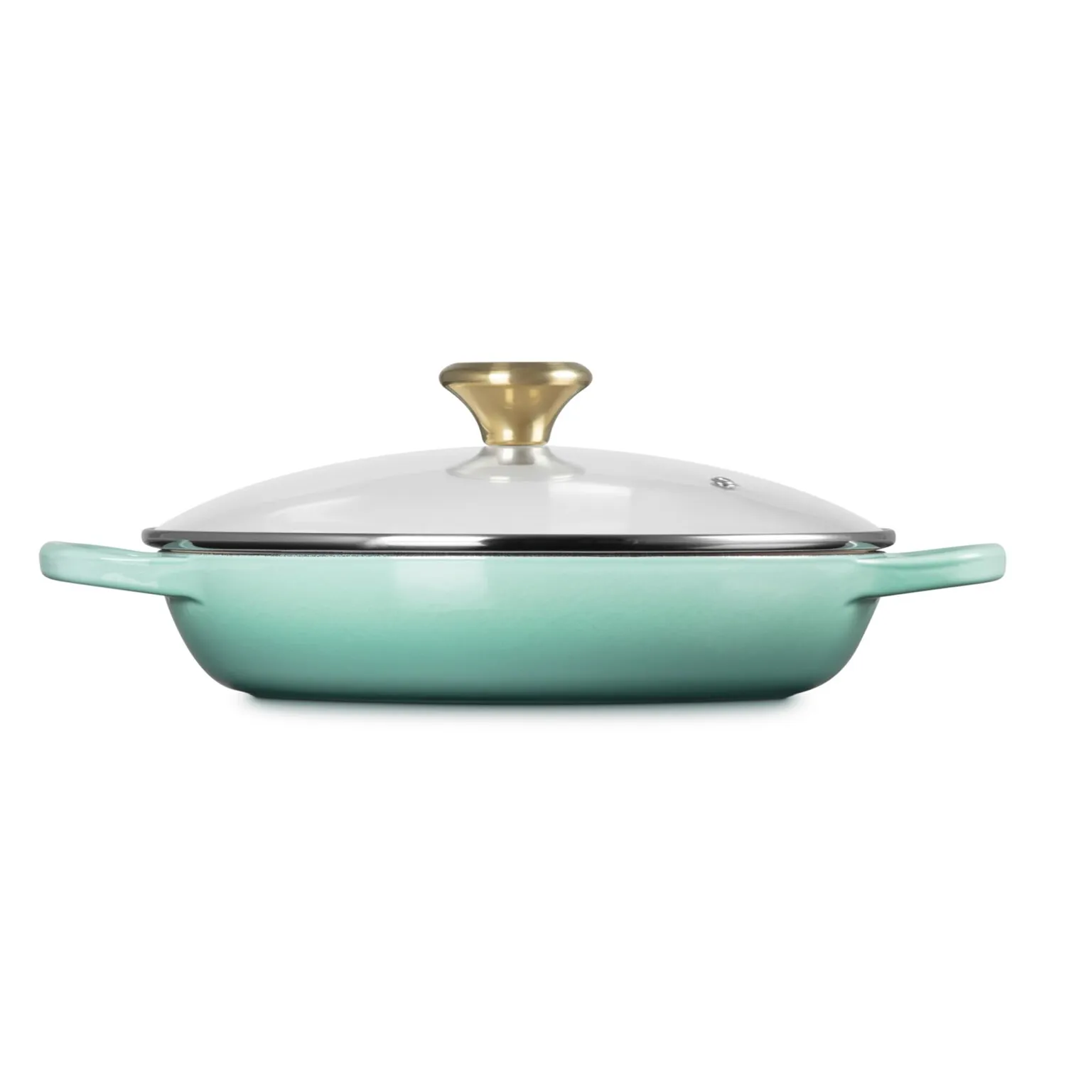 Le Creuset Signature Braiser with Glass Lid, 2.25 qt.