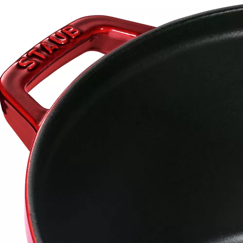 Staub Stackable 4-pc. Set: Cast Iron Dutch Oven, Grill Pan & Braiser