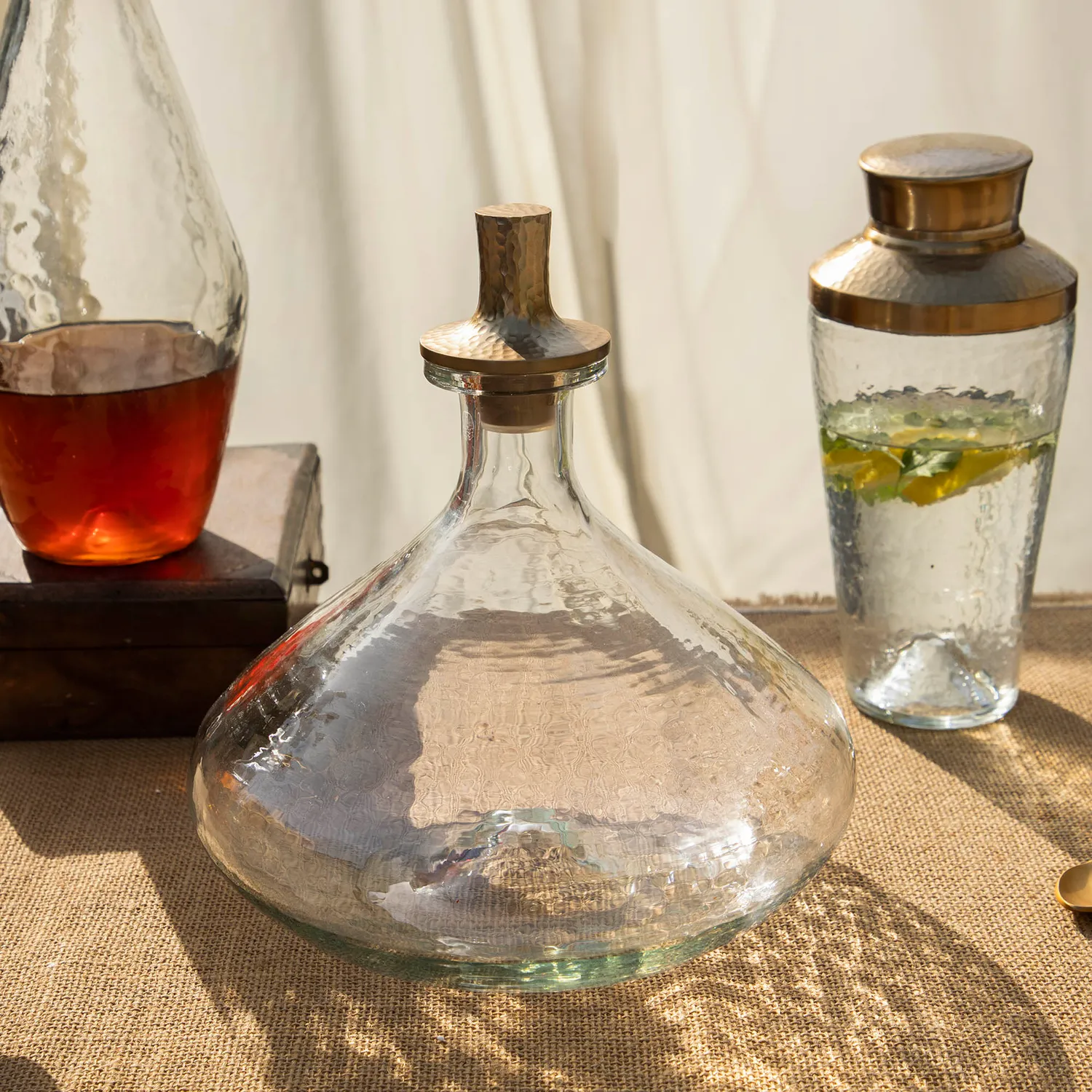 Collective Home Pebbled Decanter