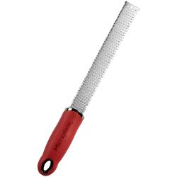 Soft-Handle Microplane Zester Grater, Red