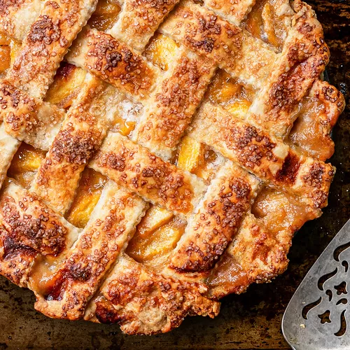 Bourbon Peach Pie
