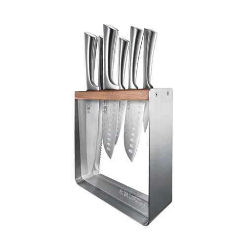 Cuisine::pro® Damashiro® Kinzoku 7-Piece Knife Block Set