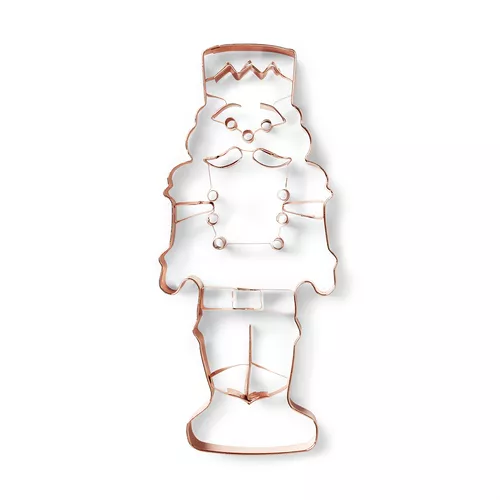 Sur la Table Large Nutcracker Copper-Plated Cookie Cutter