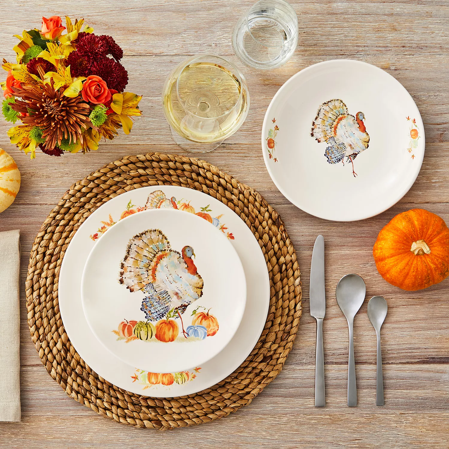 Cheap thanksgiving shop dinnerware sets