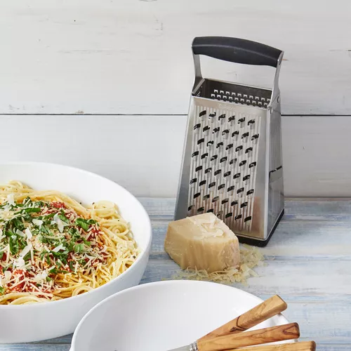 Cuisipro 4-Sided Box Grater with Ginger Grater Base
