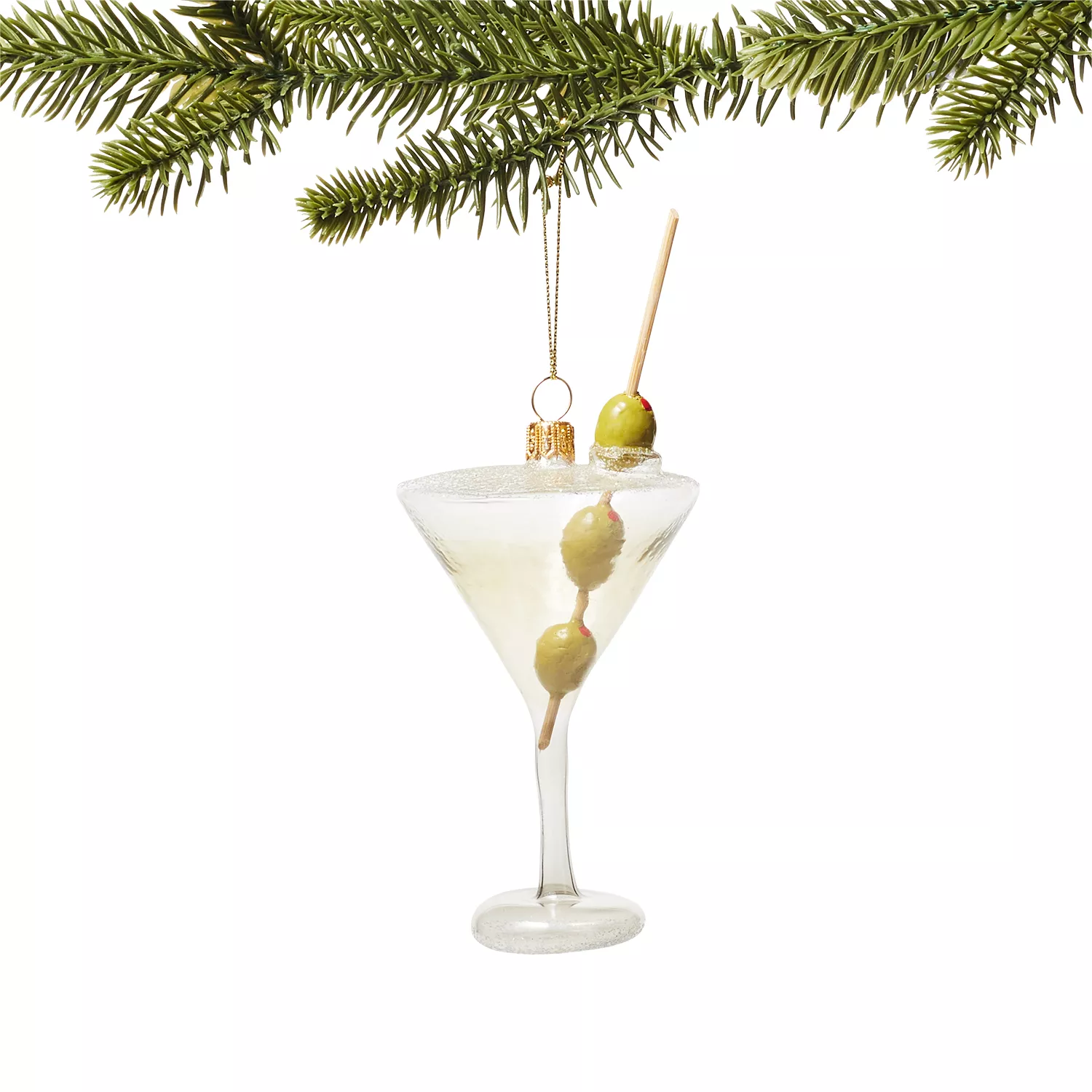 Sur La Table Martini Glass Ornament, 4.5"