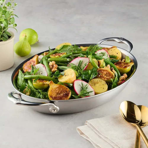 Hestan Provisions Stainless Steel Oval Au Gratin Dish