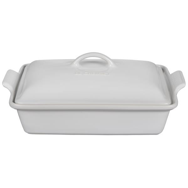 Le Creuset Heritage Stoneware Covered Baker, 4 qt.