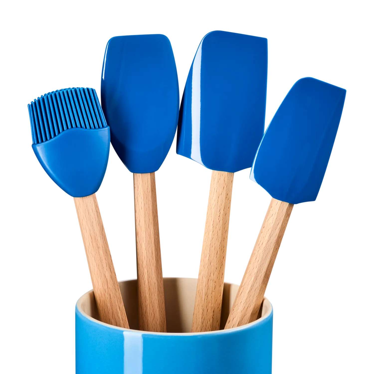 Le Creuset Peche 5-Piece Crock & Tool Set