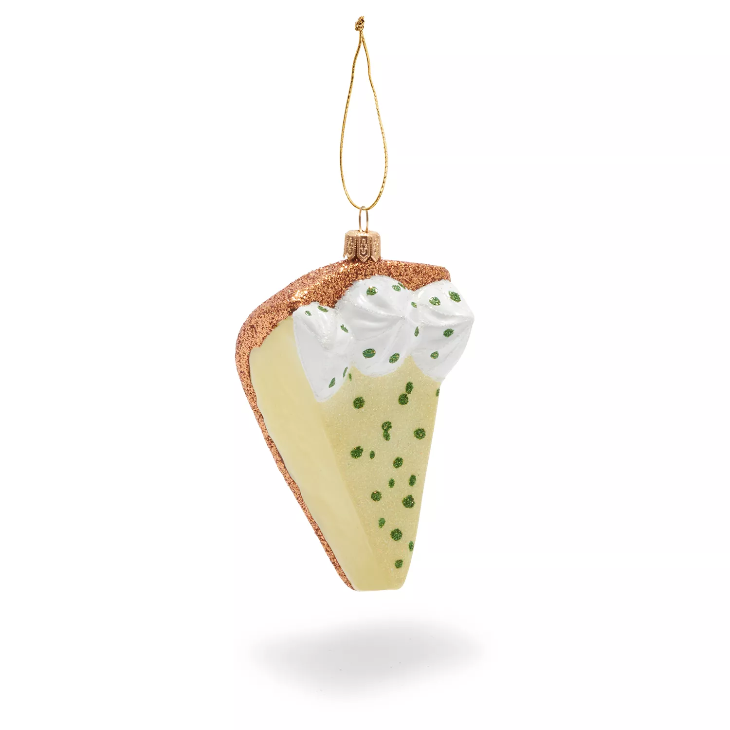 Key Lime Pie Glass Ornament