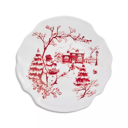 Snowy Lane Salad Plate