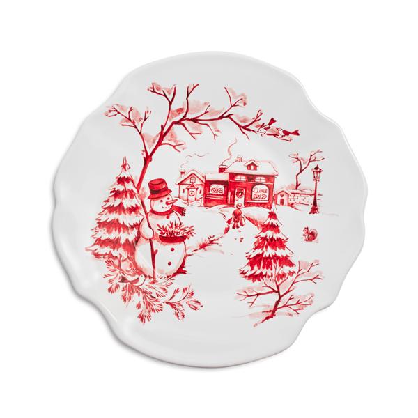 Snowy Lane Salad Plate