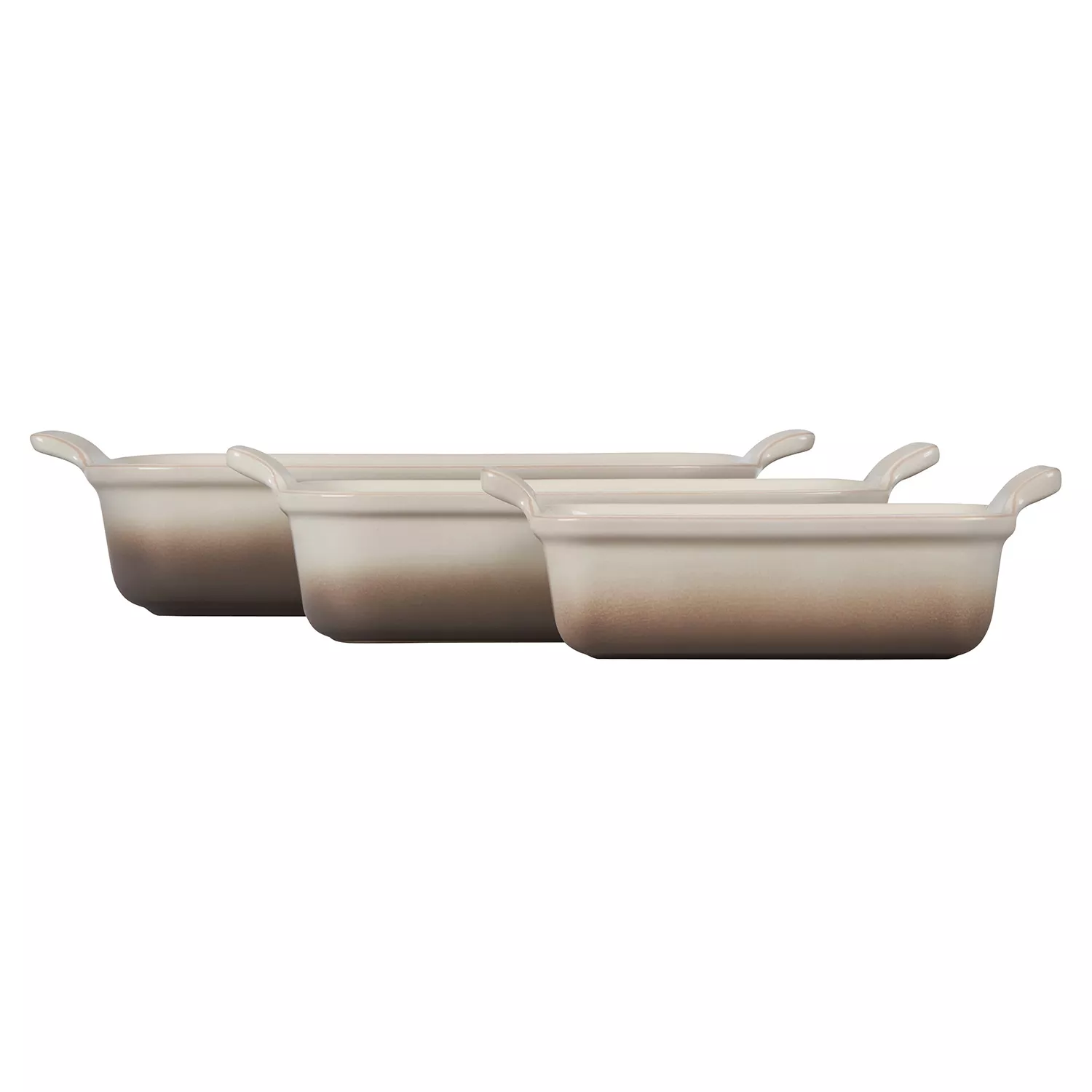 Le Creuset Heritage Stoneware Rectangular Bakers, Set of 3