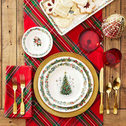 Sur La Table Holiday Wonder 12-Piece Dinnerware Set