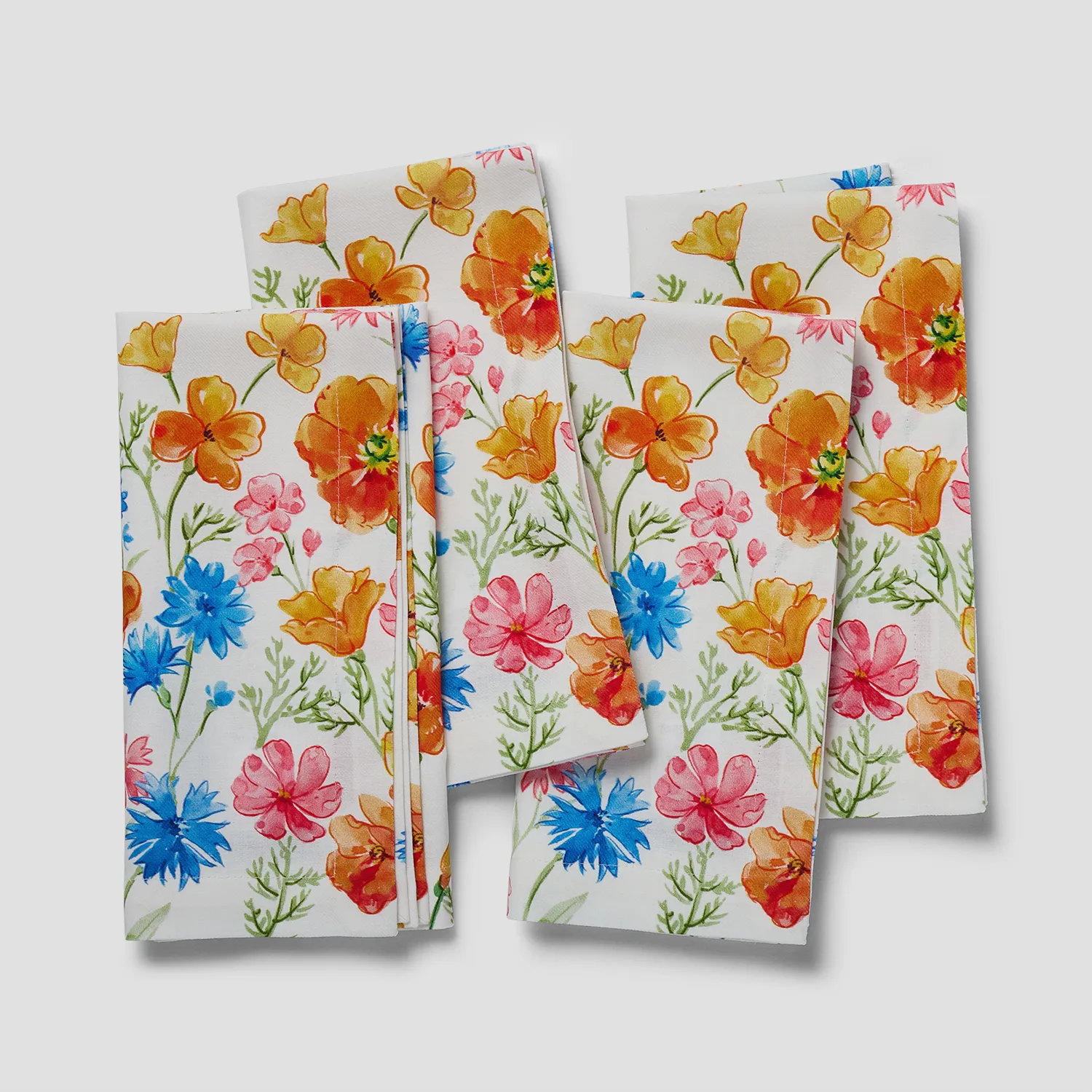 Sur La Table Wild Poppies Napkins, Set of 4