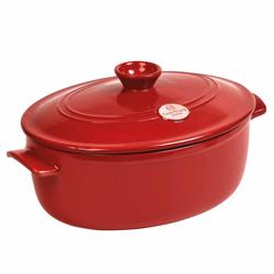 Emile Henry Flame Stewpot, Burgundy excelent