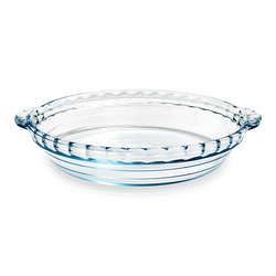 &#212;Cuisine Glass Pie Dish with Handles, 9&#34;