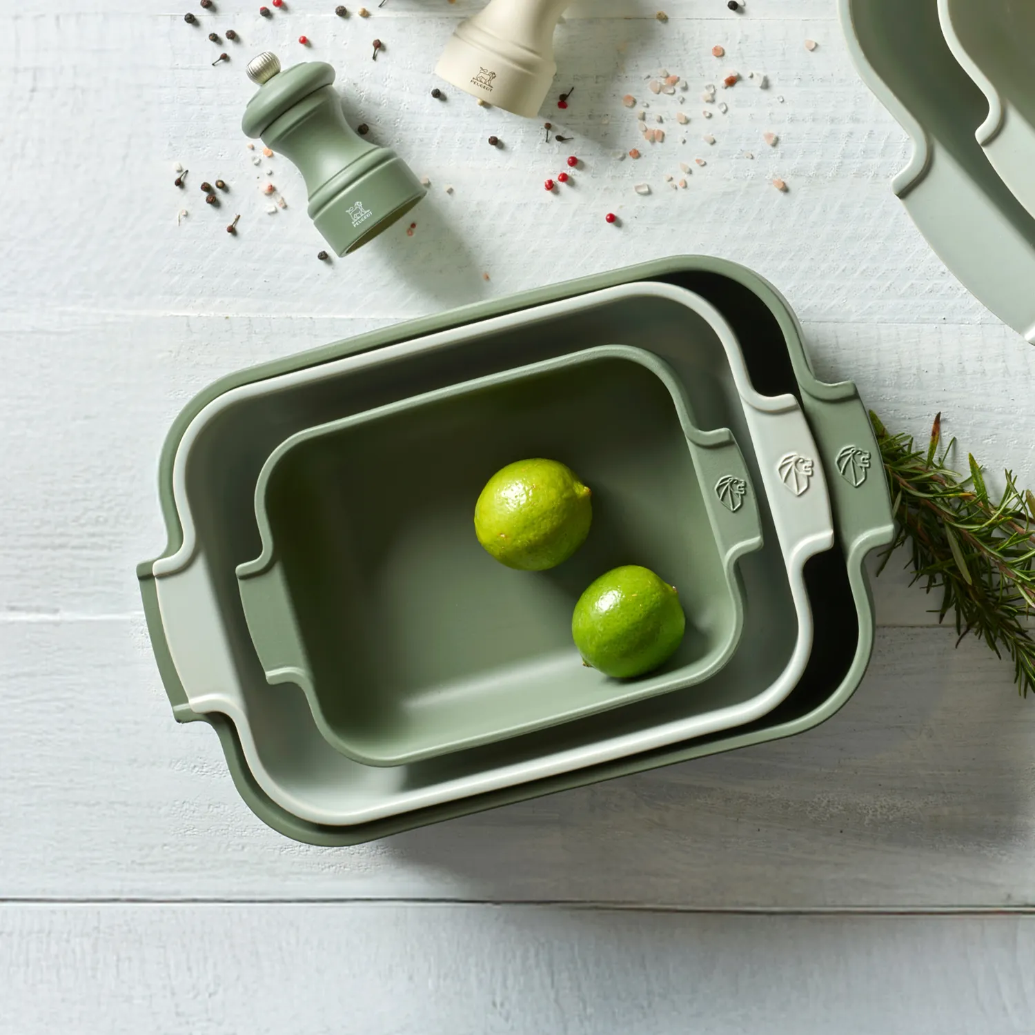 Peugeot Appolia Stoneware Rectangular Baker, 10" x 8"